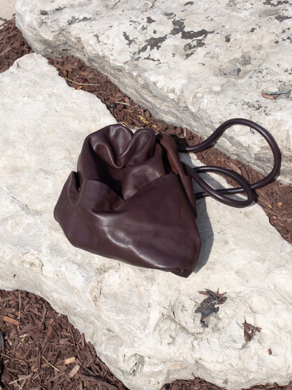 Leather Drawstring Backpack - Picture 8 of 10